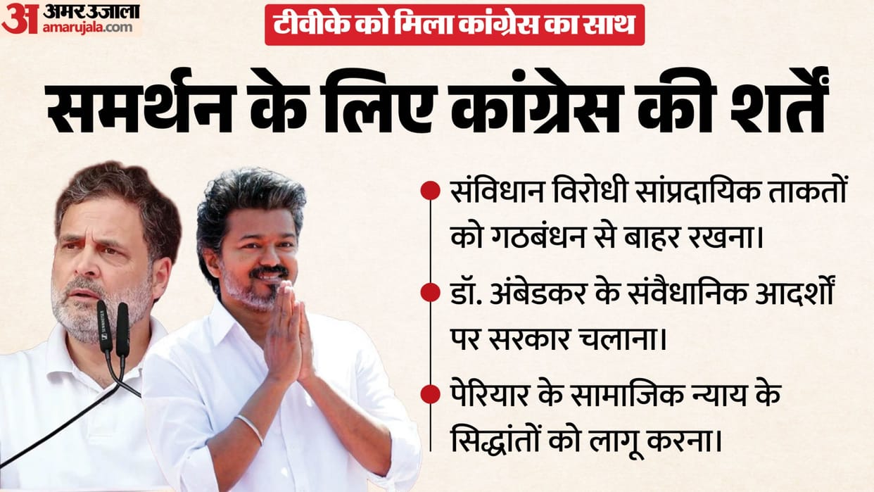 DMK lashes out at Congress for supporting TVK Vijay says It is like backstabbing They will wiped out this way