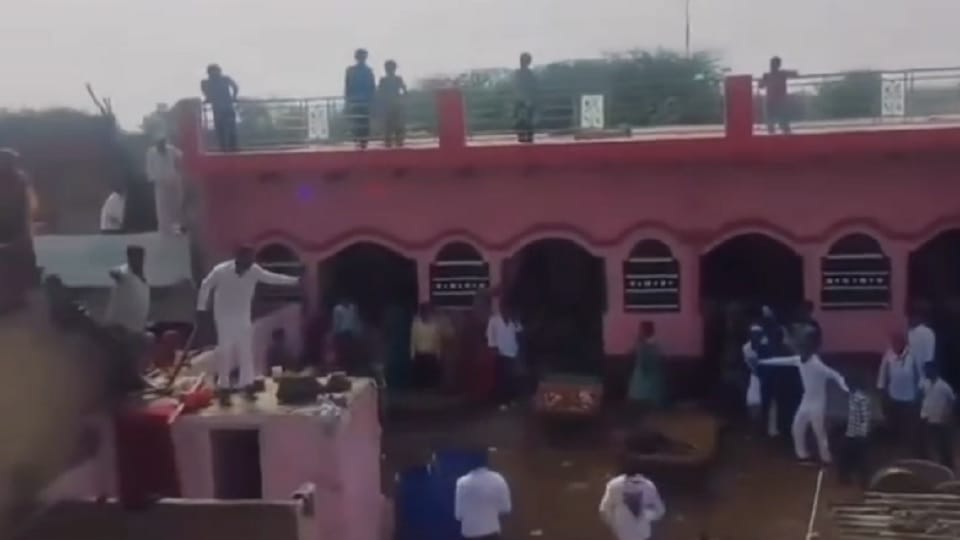 Clash between two groups in Nuh over garlanding the groom with a garland of currency notes