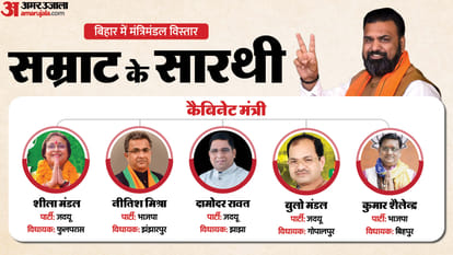 bihar cabinet expansion ministers list bjp jdu leaders in samrat chaudhary government
