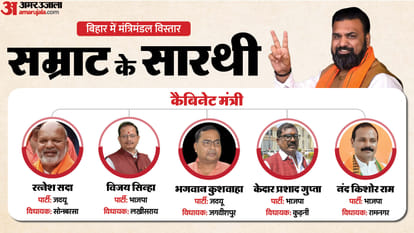 bihar cabinet expansion ministers list bjp jdu leaders in samrat chaudhary government