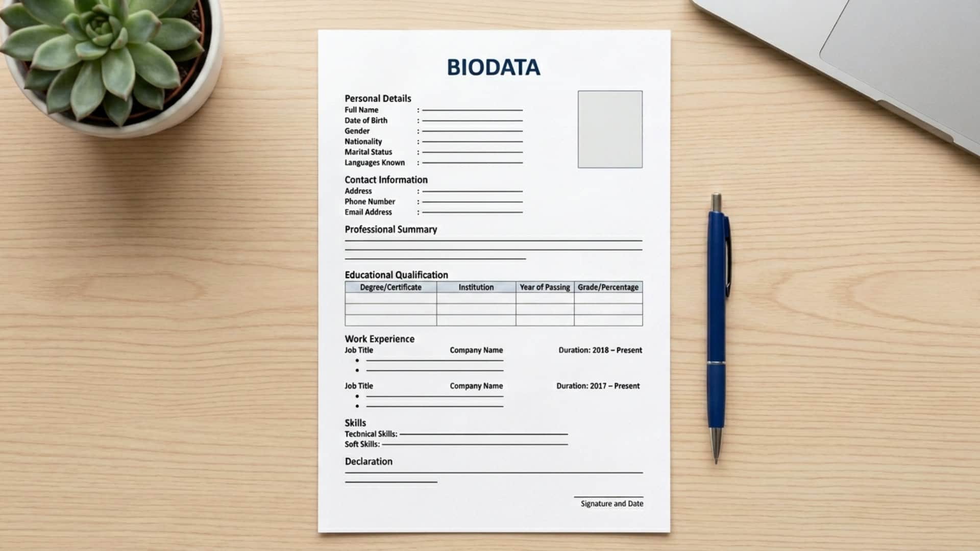 What is the difference between cv and resume and biodata know interesting facts