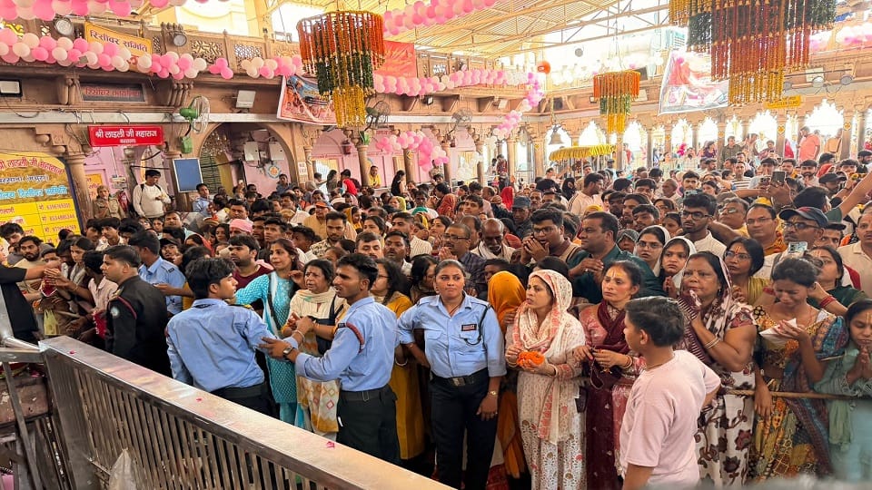 Electric Current in Railing Sparks Panic at Barsana’s Radha Rani Temple