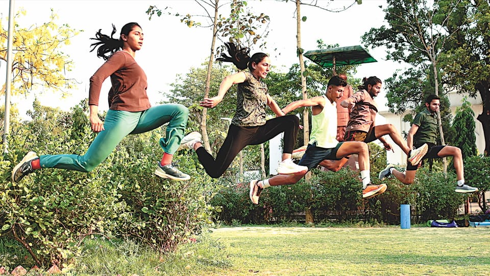 Athletes Train on Torn Mats and Nail-Studded Boards Despite Crores Spent on Track