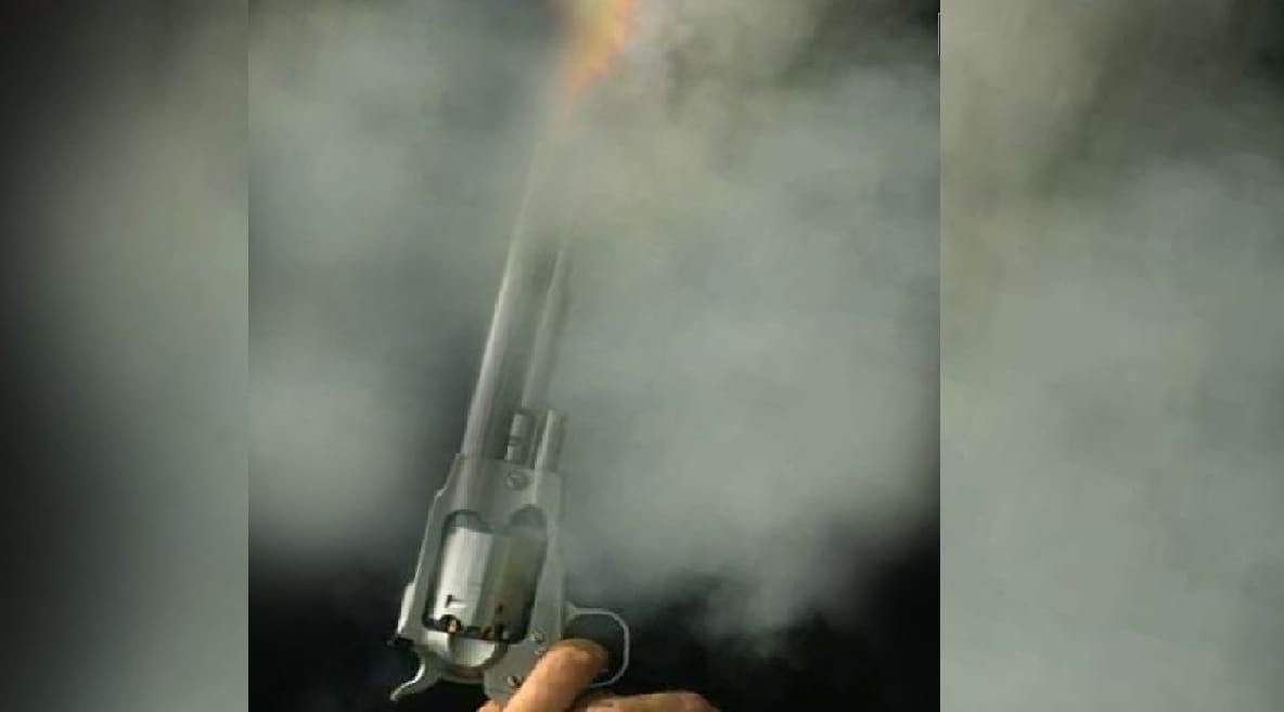 Etawah Soldier fires celebratory shots with a revolver bullet grazes a youths hand