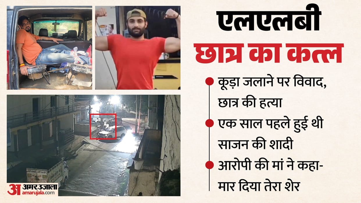 LLB Student Shot Dead IN Greater Noida Dispute over Burning Garbage 3 minute 5-second live video surfaces