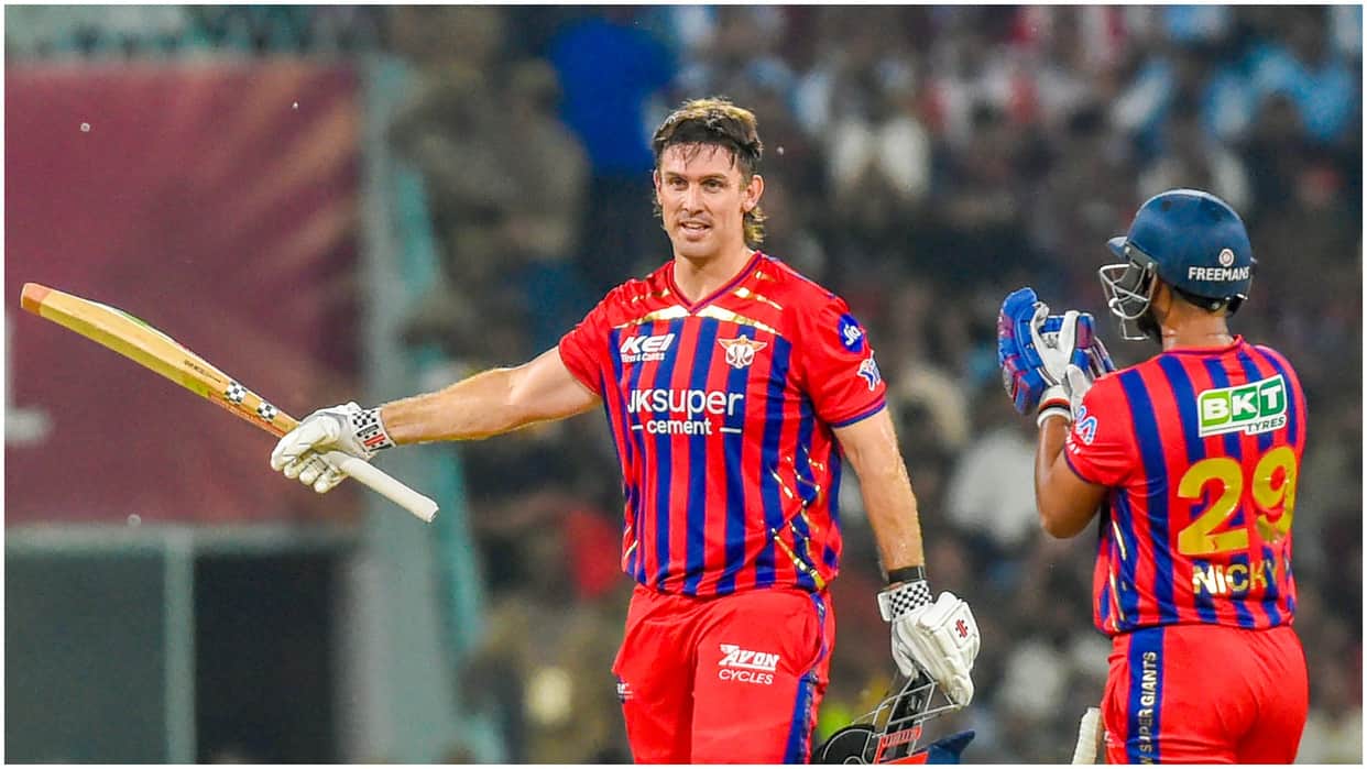 IPL 2026 LSG VS RCB: Mitchell Marsh hits fastest century for lucknow super giants breaks record