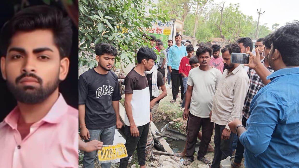 Electricity Pole Snaps and Falls After Car Collision; Youth Sleeping on Cot Dies in jaunpur