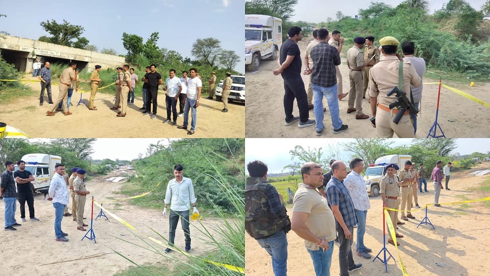 Two Dacoits Killed in Police Encounter in Mathura, Linked to 30 Lakh Robbery