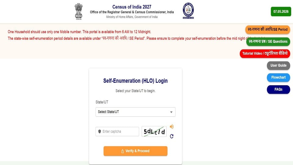 India’s Digital Census Begins: Citizens Can Now Fill Their Own Census Data Online