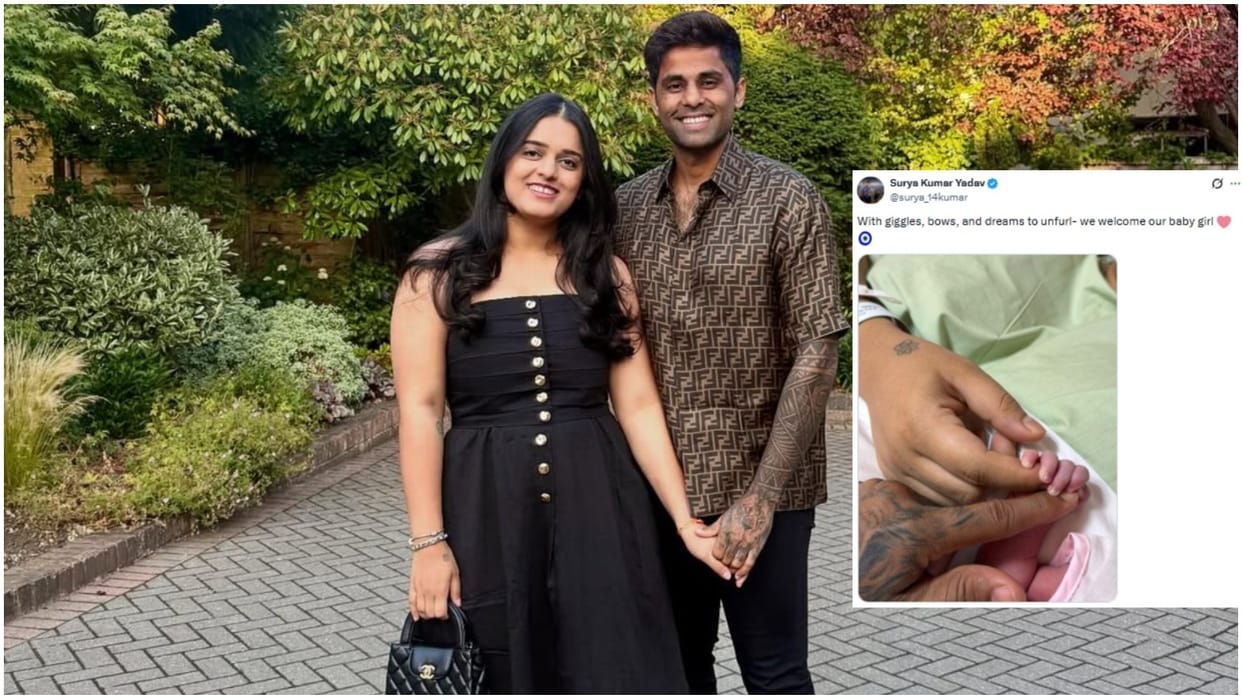 IPL 2026: Indian T20I team Captain Suryakumar Yadav and Devisha Shetty blessed with baby girl