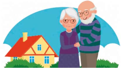 Second Innings: Elderly couple trapped by household items; attachment to things is natural at this age.