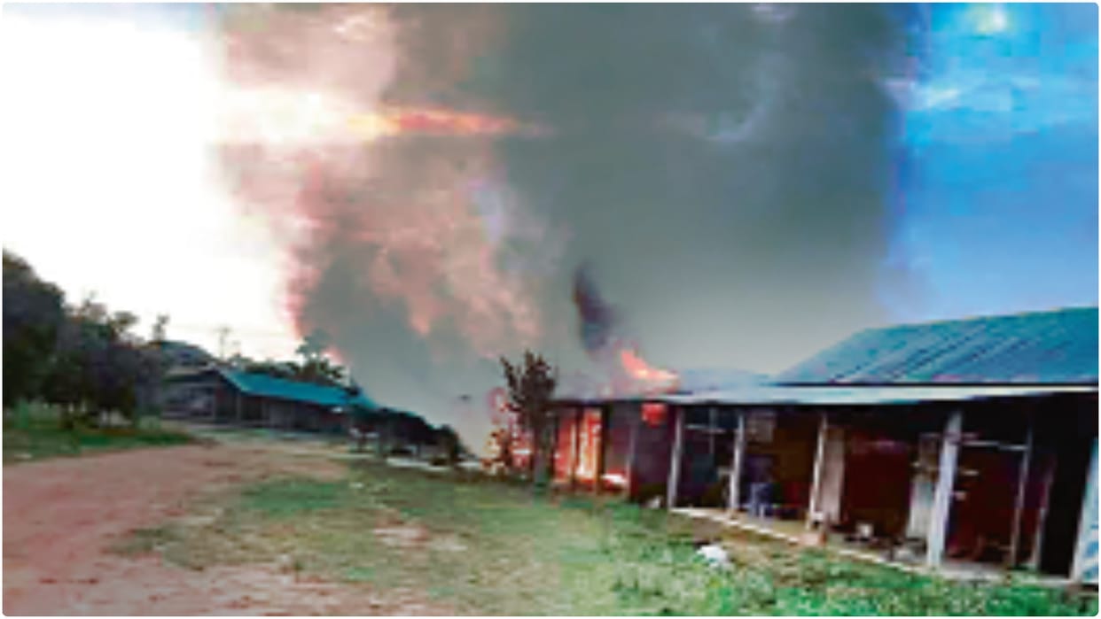 manipur drone attack kamjong india myanmar border militant violence security operation