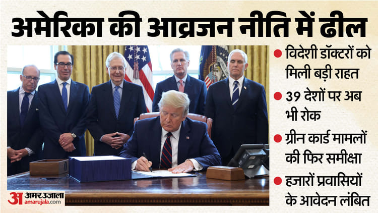 डॉक्टरों की कमी के बीच ट्रंप प्रशासन का बड़ा फैसला, आव्रजन आवेदनों पर लगी रोक हटाई