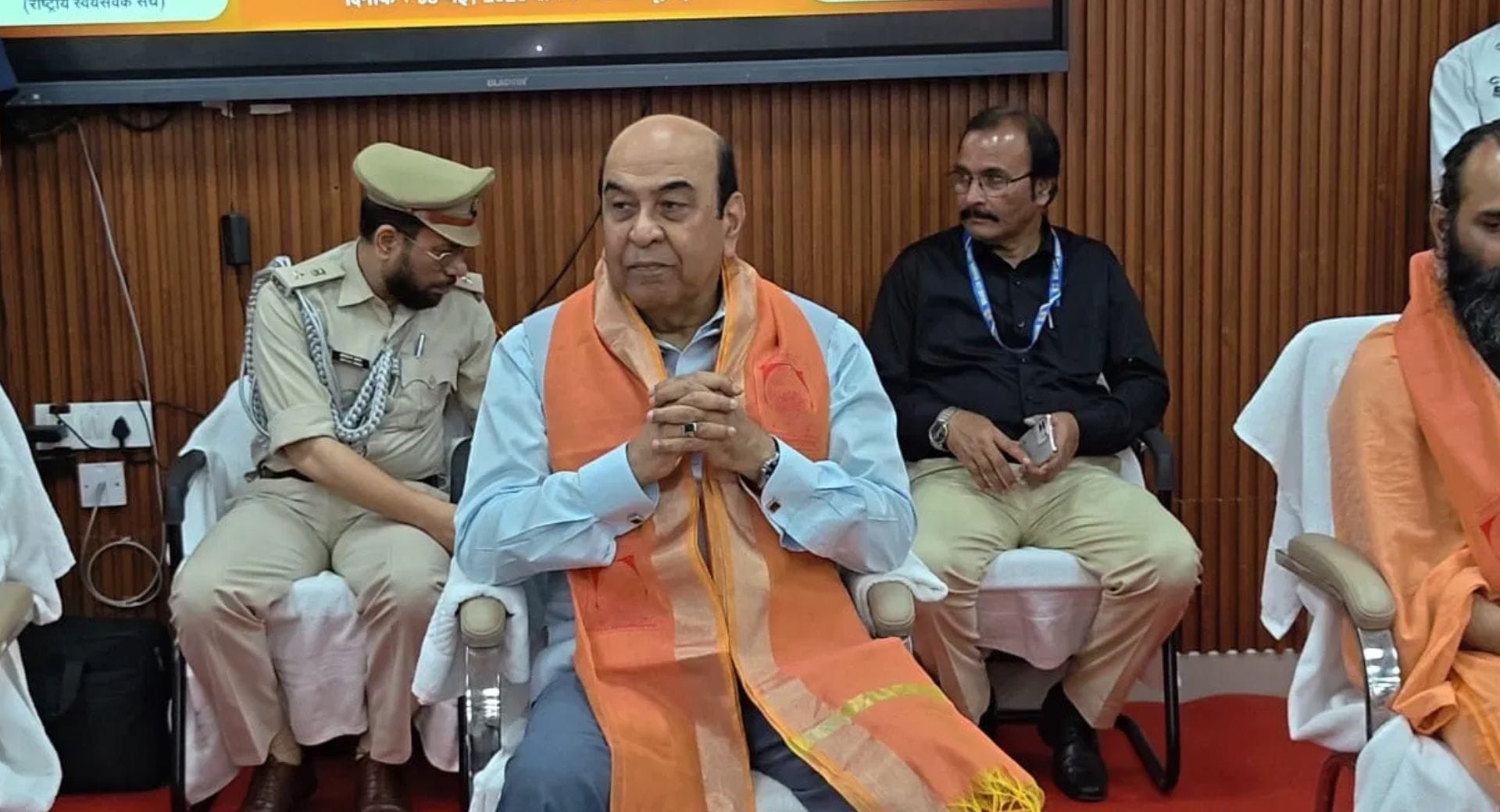 धर्म संस्कृति संगम में शामिल हुए राष्ट्रपति सैयद अता हसनैन