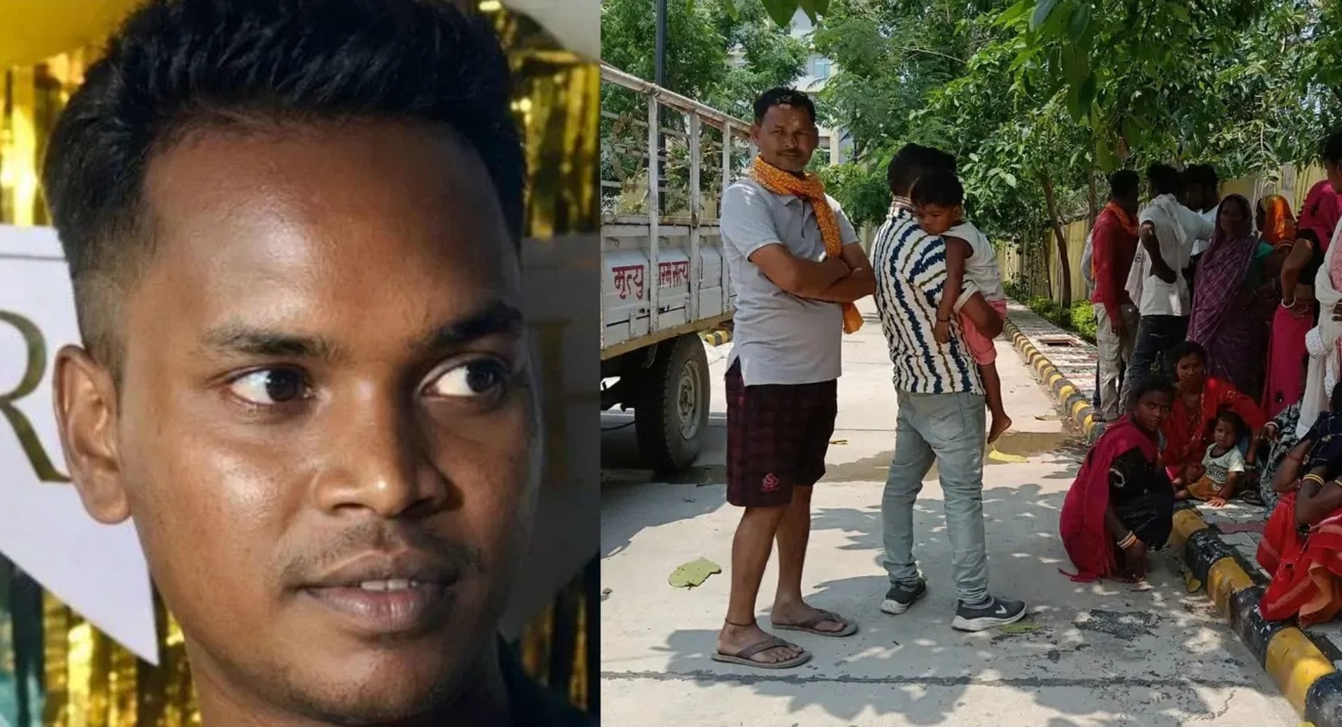 घटनास्थल पर रोते-बिलखते परिजन