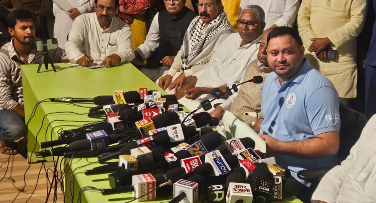 Bihar Tejashwi Yadav targets BJP Along With JDU