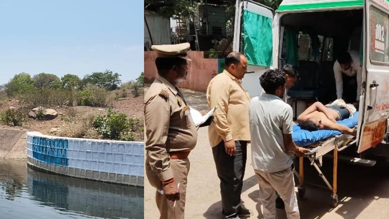 Lalitpur: Three youths died after drowning in a canal