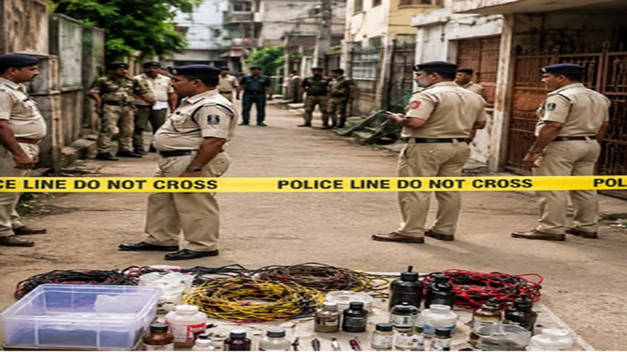 Sensation due to discovery of suspicious explosive material in Raipur, stir increased after name of political