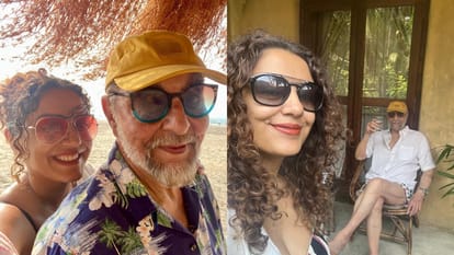 kabir bedi photos with fourth wife parveen bedi on social media