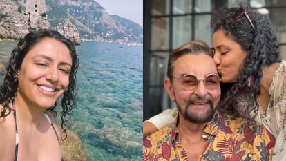 kabir bedi photos with fourth wife parveen bedi on social media