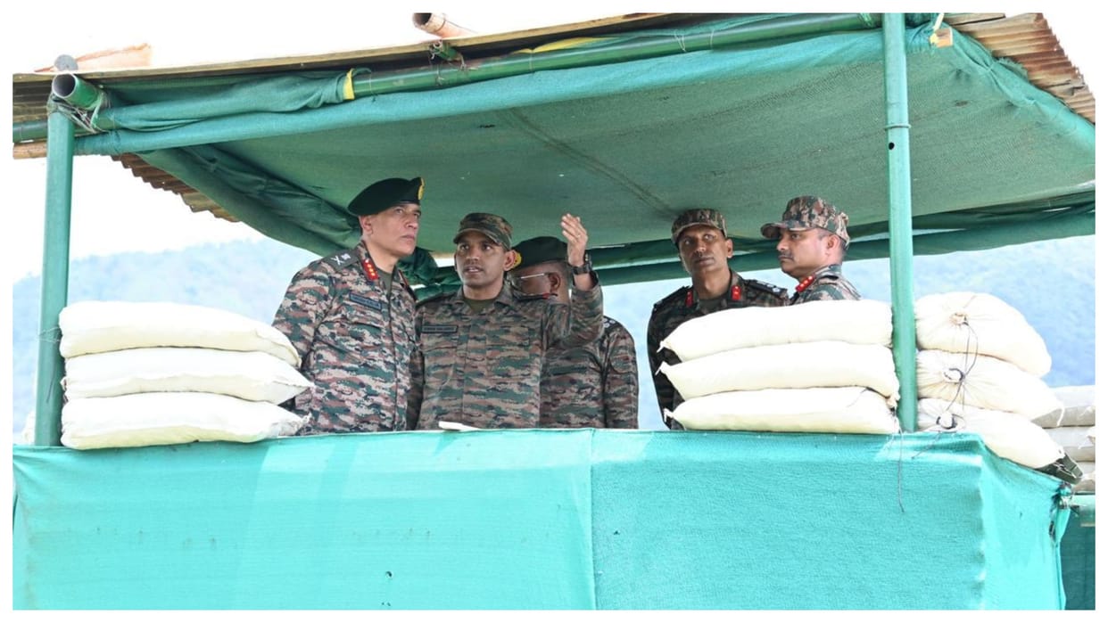 indian army review security situation in manipur border areas