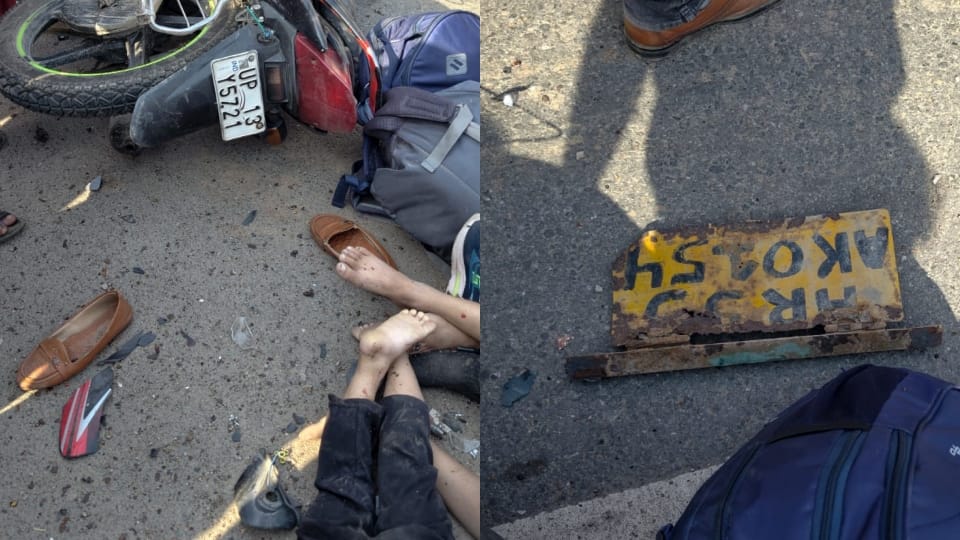 Accident in Bulandshahr Three Children Including Parents Die