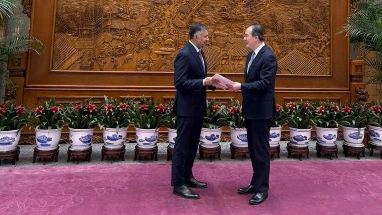 India’s new envoy to China presents credentials copy to Chinese Foreign Ministry