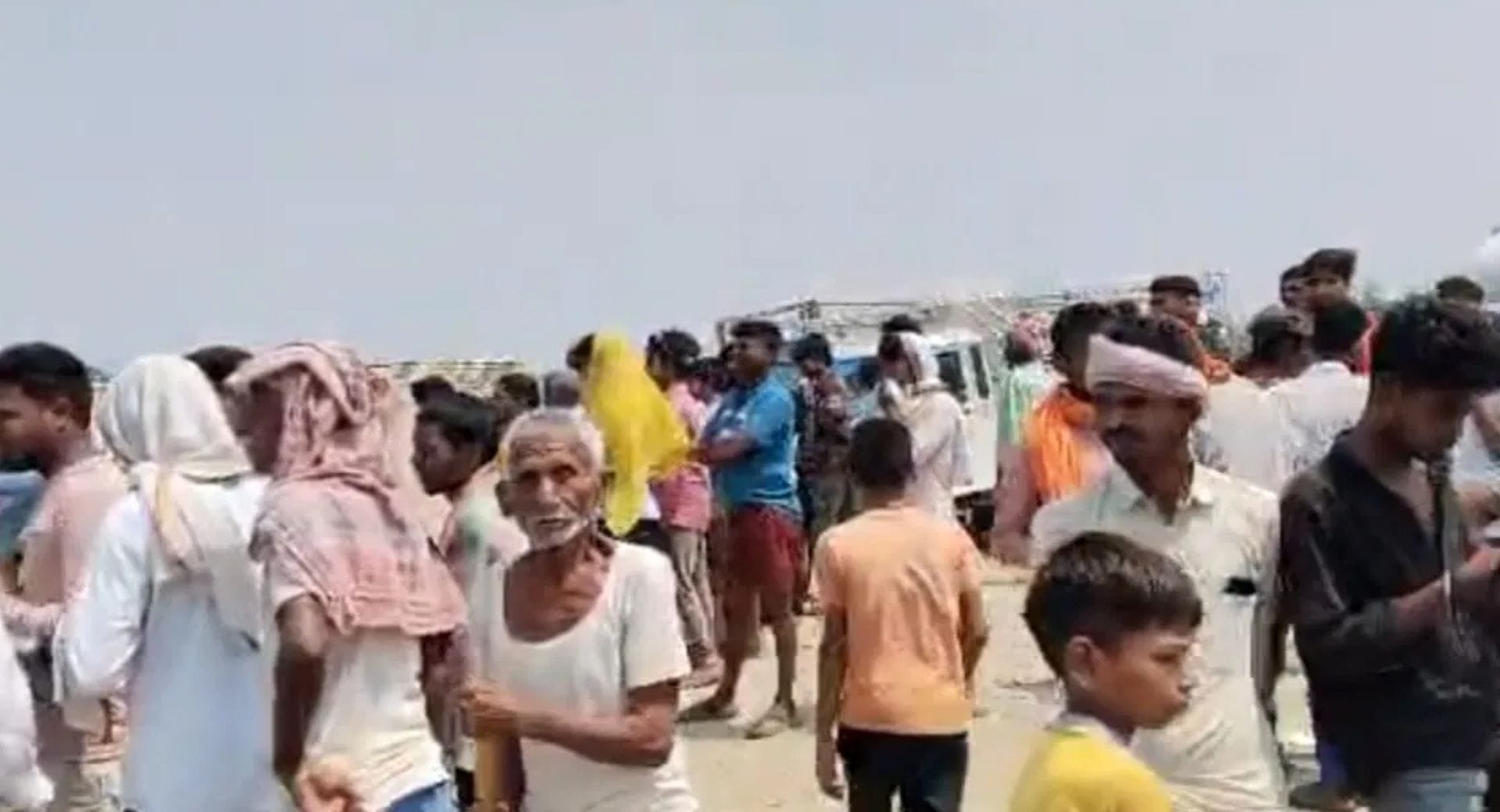 हादसे के लोगों ने लगाया जाम