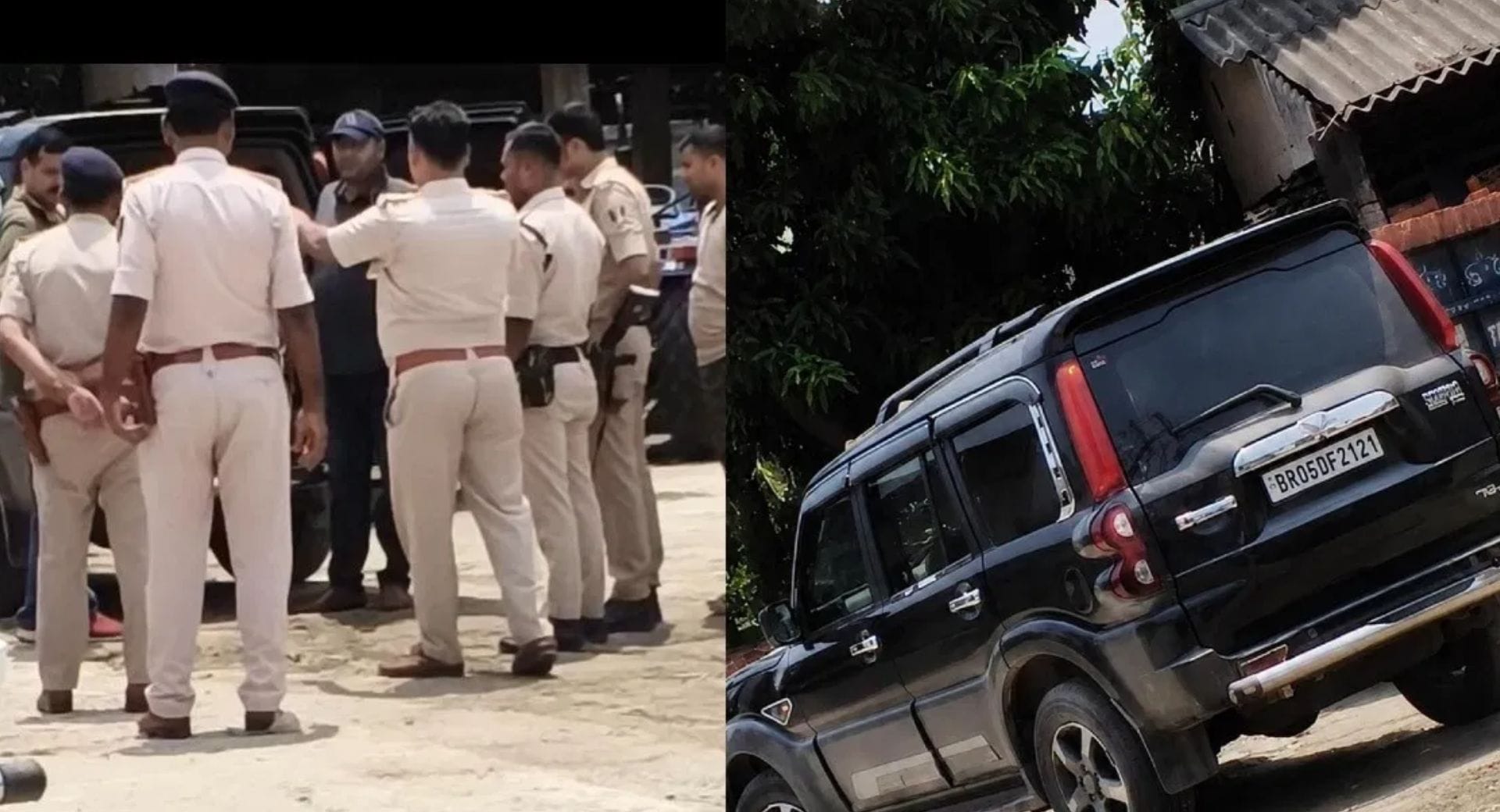 पुलिस ने कब्जे में ली स्कॉर्पियो