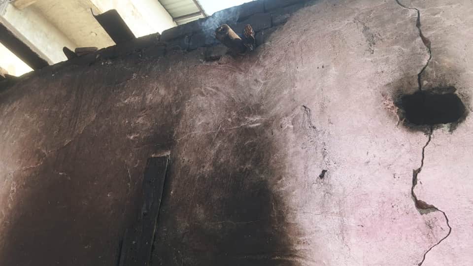 Fire Breaks Out in House and cylinder Explodes in agra