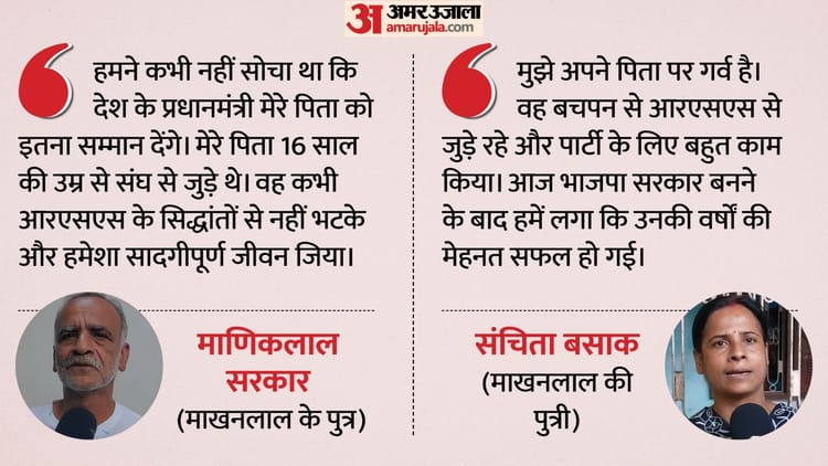 Makhanlal Sarkar: पीएम मोदी ने वरिष्ठ भाजपा कार्यकर्ता के छुए पैर, परिवार को गर्व; निस्वार्थ भाव से किया काम