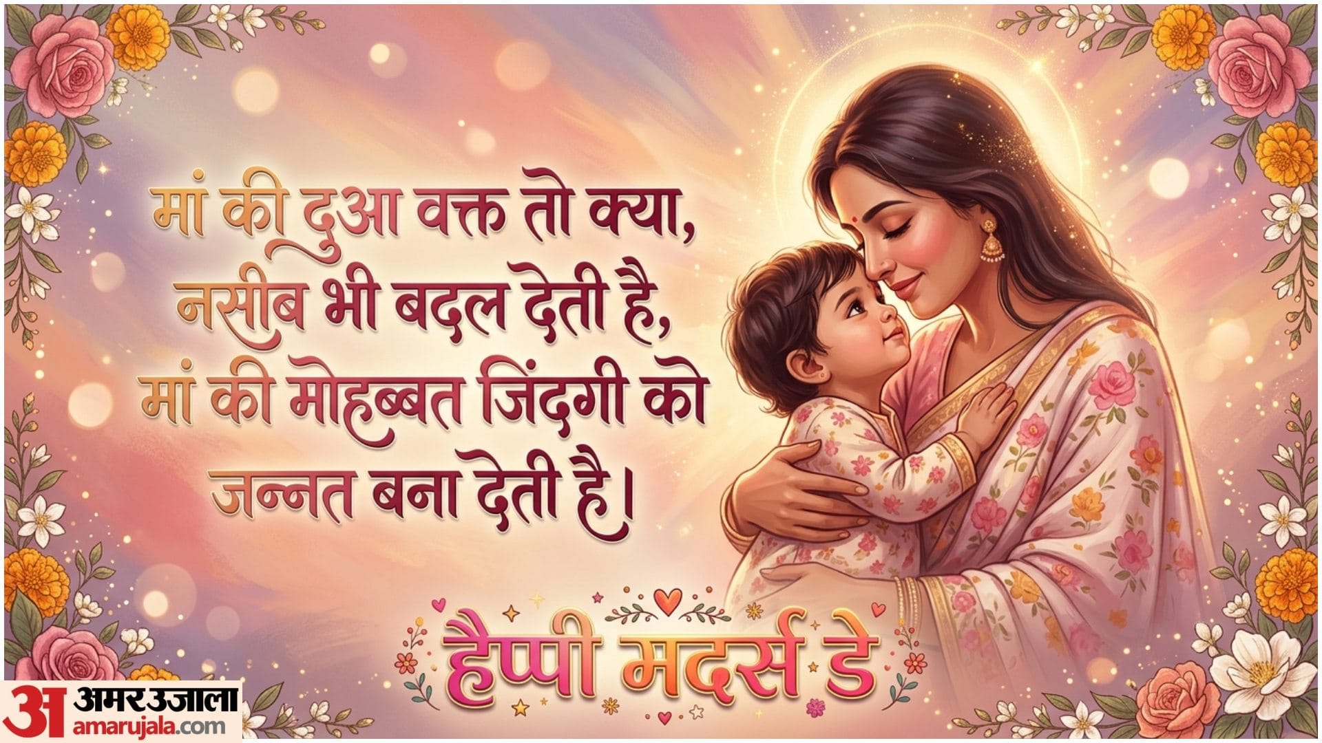 Mothers Day 2026 Wishes Quotes Poem Status Wallpaper Maa Ke liye Pyar Bhari Shayari In hindi