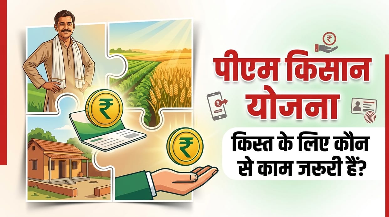 PM Kisan Yojana: ekyc land sidding and aadhaar linking is important for 23rd installment