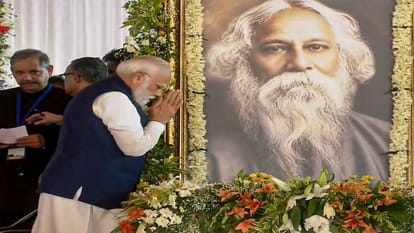 Bengal CM Oath Ceremony Photos: Narendra Modi Greets Workers with Dandavat, Hugs Suvendu Adhikari