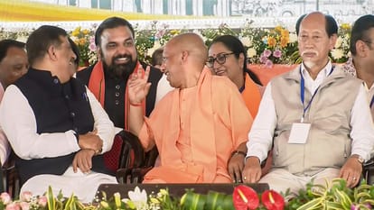 Bengal CM Oath Ceremony Photos: Narendra Modi Greets Workers with Dandavat, Hugs Suvendu Adhikari