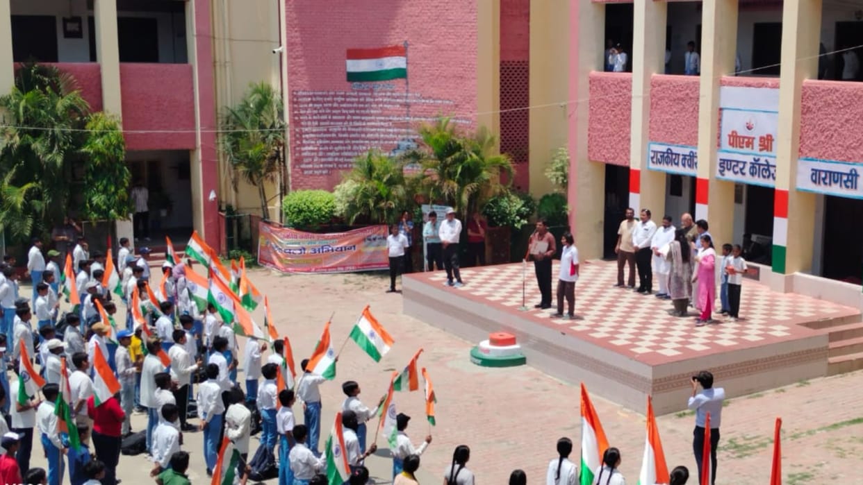 Government Queen College prayers held in Hindi for three days and in Tamil for one day