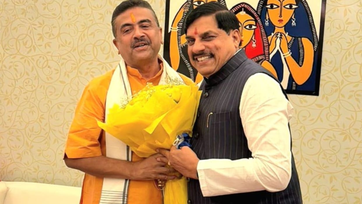 MP News: Chief Minister Dr. Mohan Yadav Congratulates Bengal New CM Suvendu Adhiakri