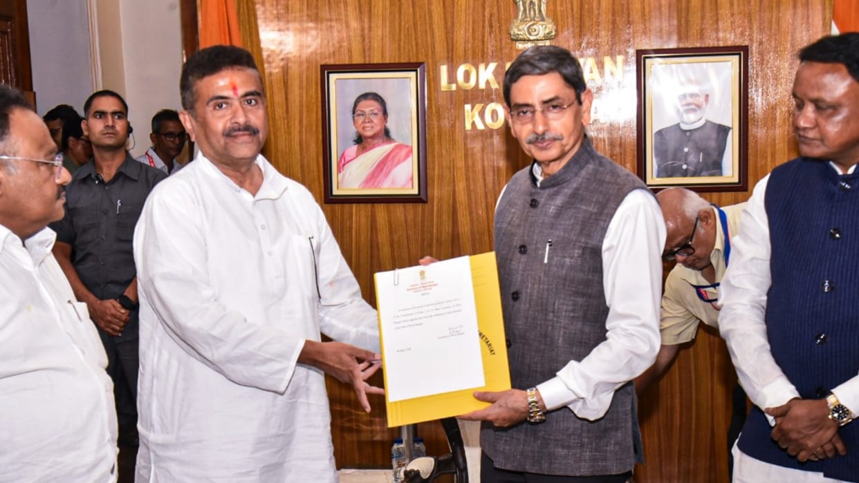Suvendu Adhikari Set to Become Bengal First BJP Chief Minister Kolkata Political News Swearing-in Ceremony