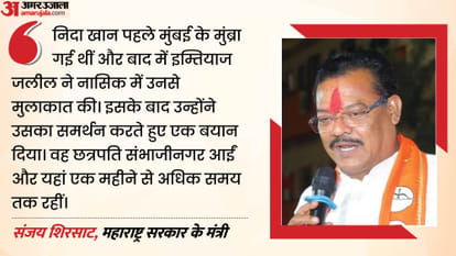महाराष्ट्र सरकार के मंत्री संजय शिरसाट