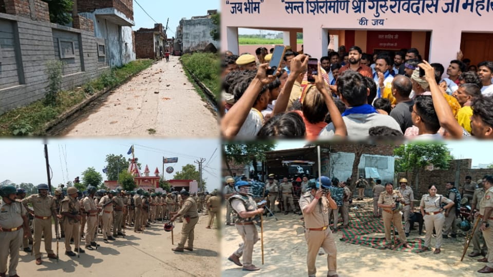 Clash Over Land Dispute in Deoband Village, Several Injured in Stone Pelting and Police Action