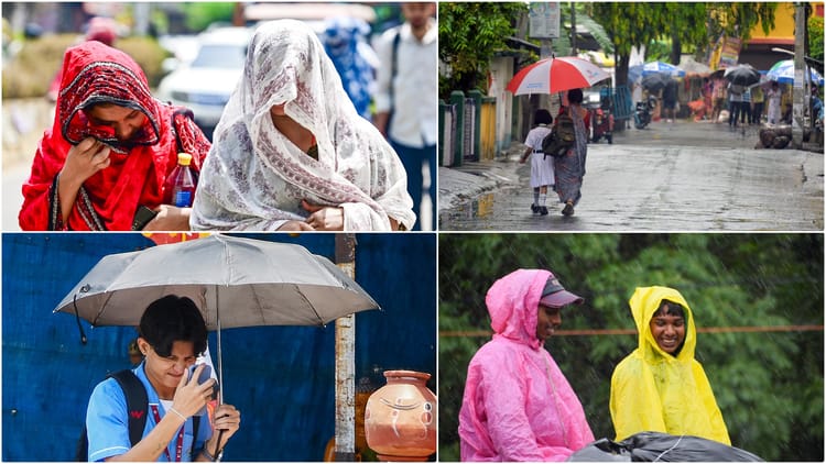 Weather: उत्तर में भीषण गर्मी, पूर्वोत्तर और दक्षिण में बारिश का कहर; पश्चिमी विक्षोभ से बदला मौसम का मिजाज