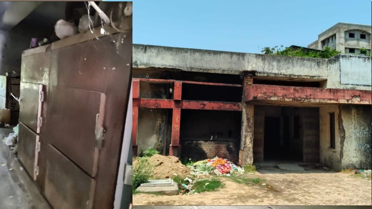 The deep freezer in the mortuary has been out of order for five years in Gorakhpur BRD Medical