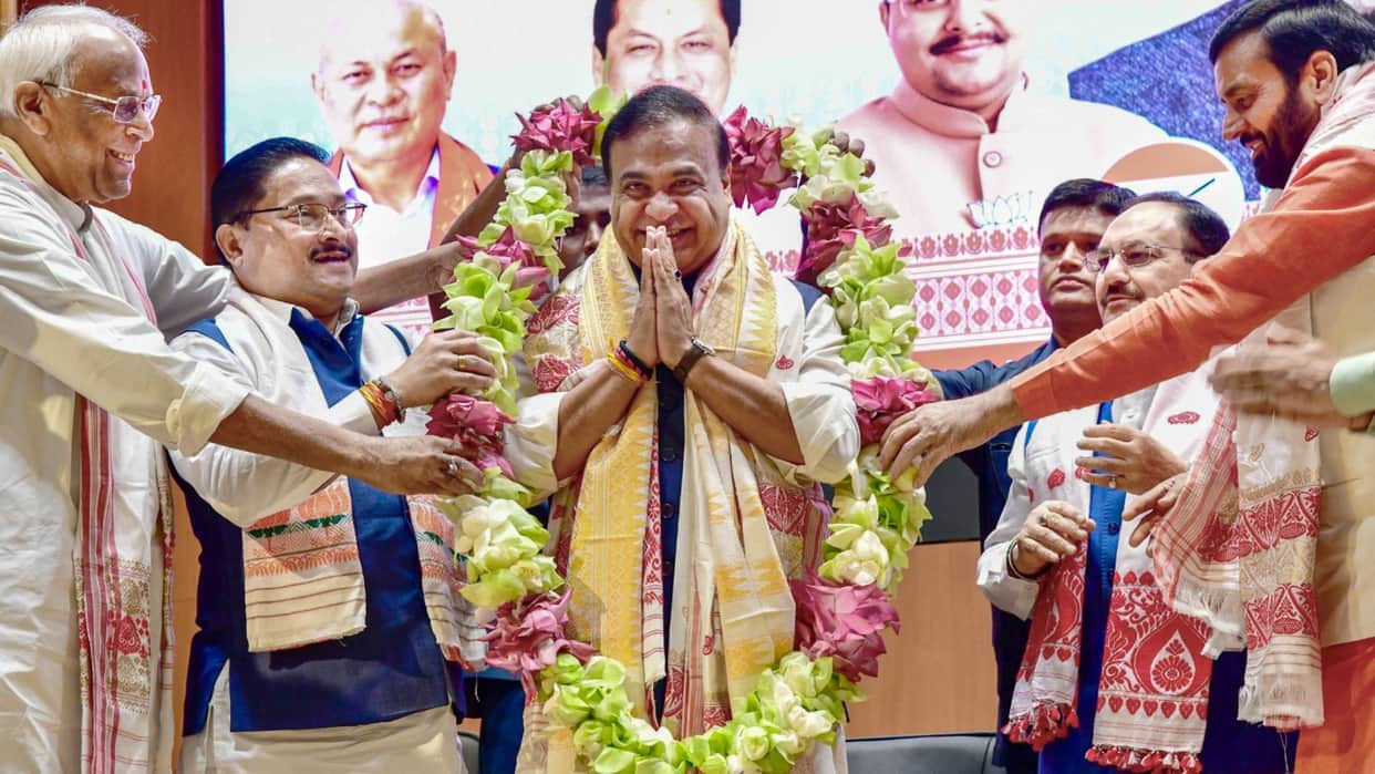 BJP leader Dr Himanta Biswa Sarma elected as the leader of BJP Legislature Party and the NDA Legislature Party