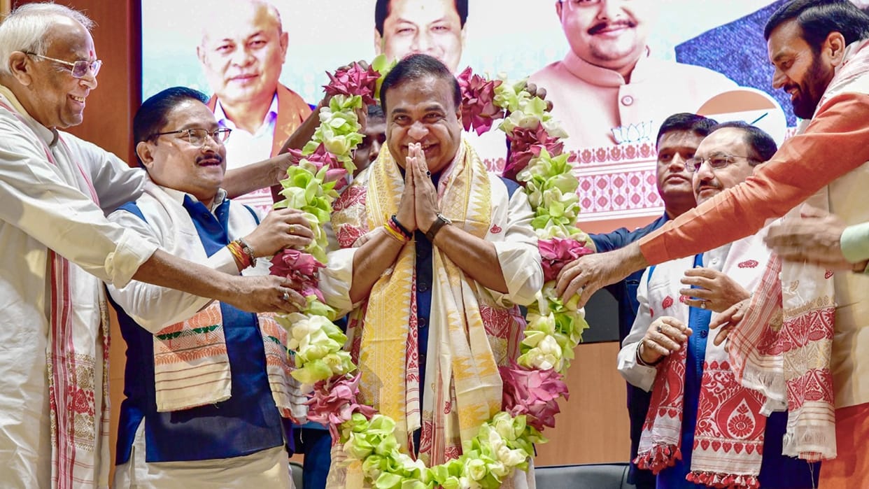 BJP leader Dr Himanta Biswa Sarma elected as the leader of BJP Legislature Party and the NDA Legislature Party