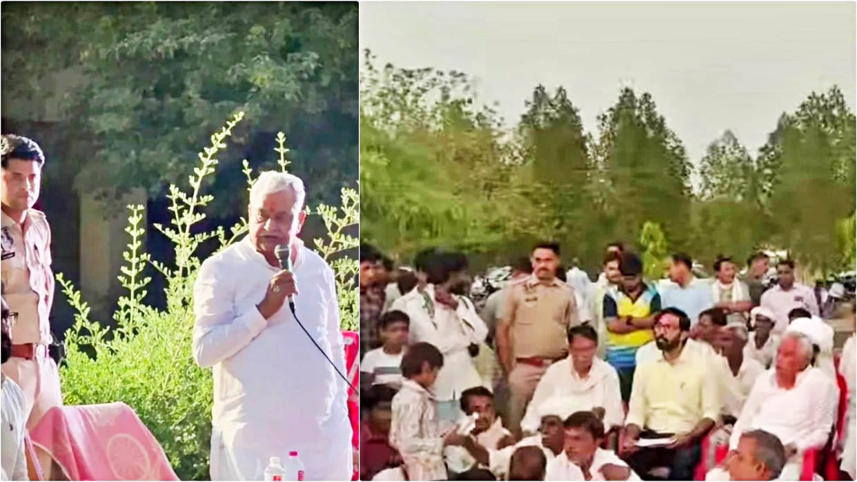 Dausa: Kirori Lal Meena states that previous candidates should be given 2nd opportunity in SI recruitment exam