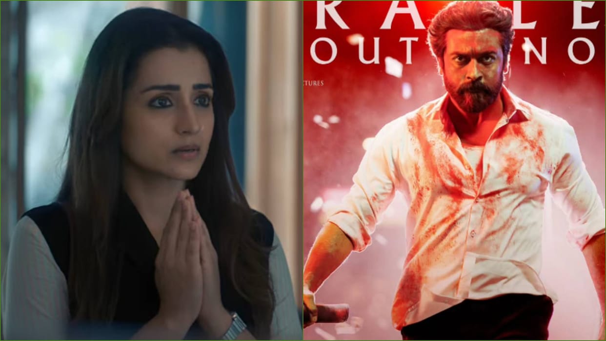 Karuppu Trailer Out: Suriya trisha krishnan RJ Balaji Movie Release Date