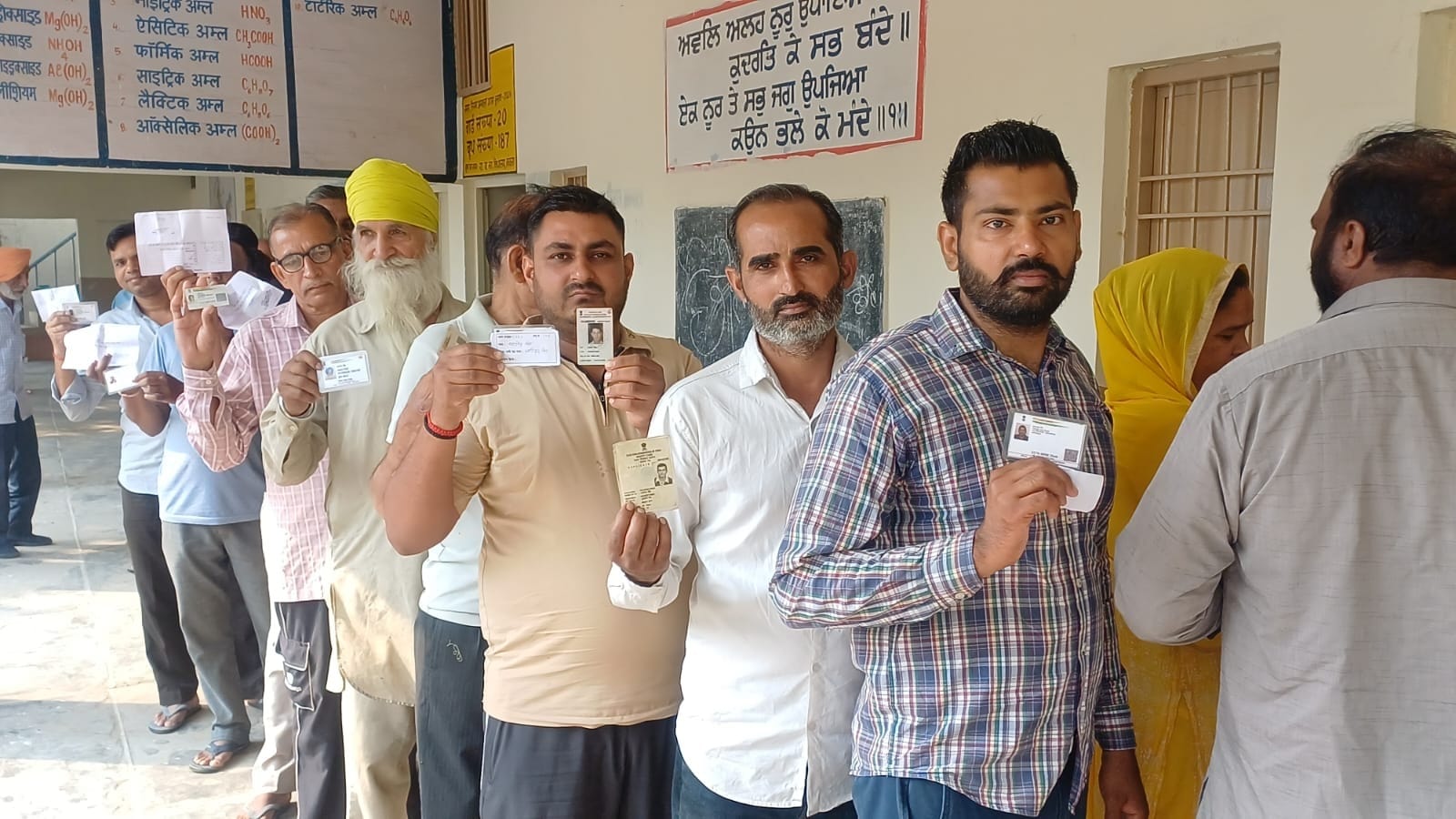 Battle for Haryana Civic Elections Race to Elect City Government see Most Striking Images from Polling