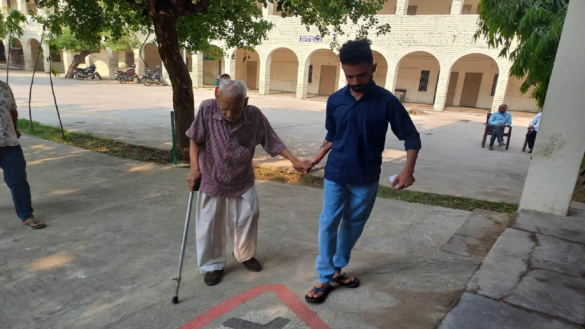 Battle for Haryana Civic Elections Race to Elect City Government see Most Striking Images from Polling