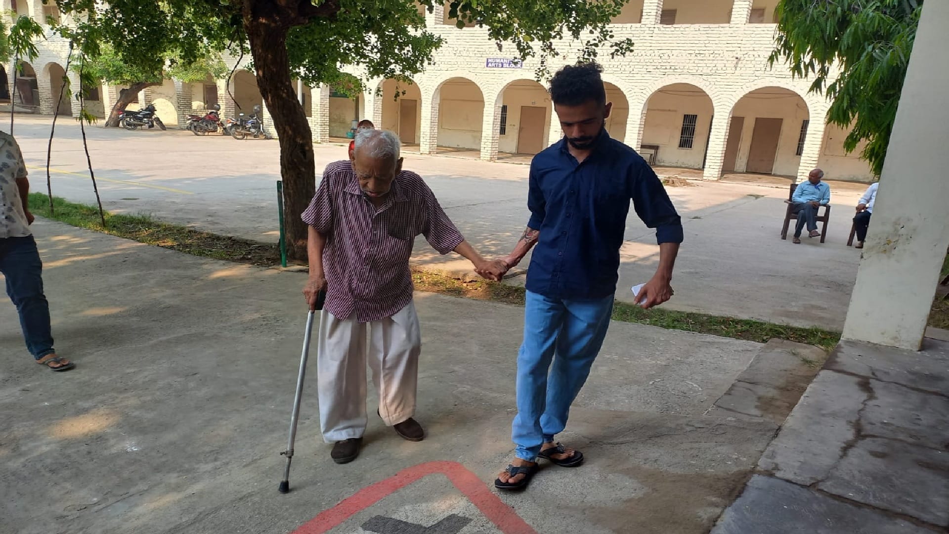 Battle for Haryana Civic Elections Race to Elect City Government see Most Striking Images from Polling