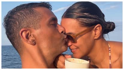 neha dhupia celebrate 8th wedding anniversary with hubby angad bedi share romantic photos celebs wishes